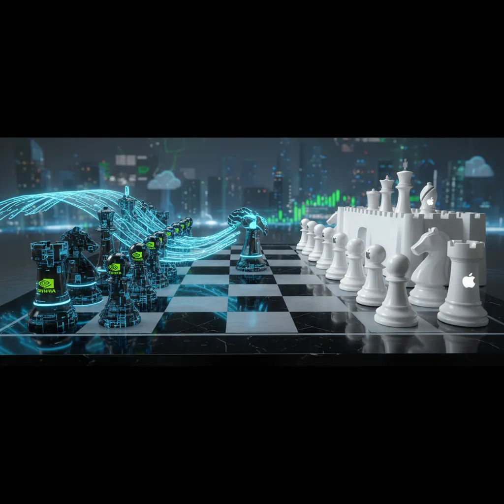 AI 전쟁 2라운드: 엔비디아의 영토 확장과 애플의 '생태계' 반격