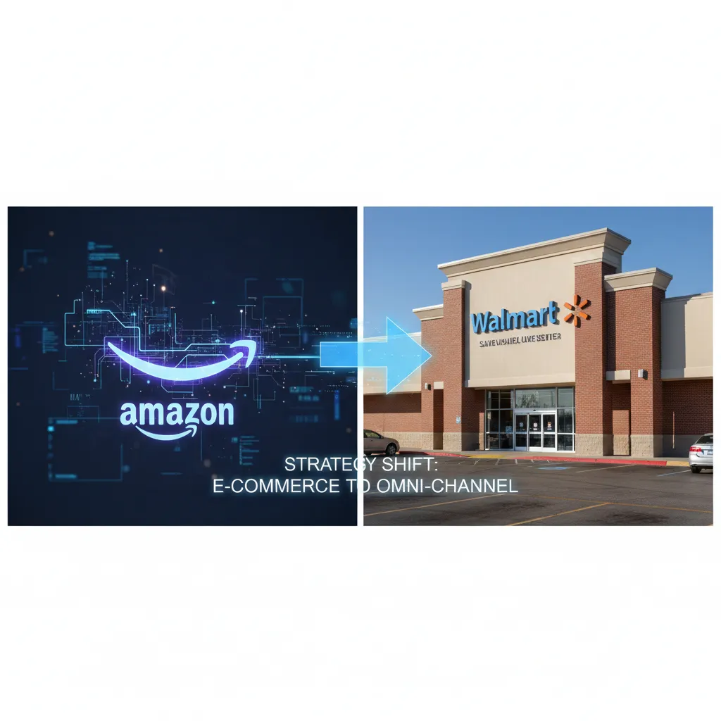 아마존의 정체성 전환: '파괴자'에서 월마트의 '추격자'로