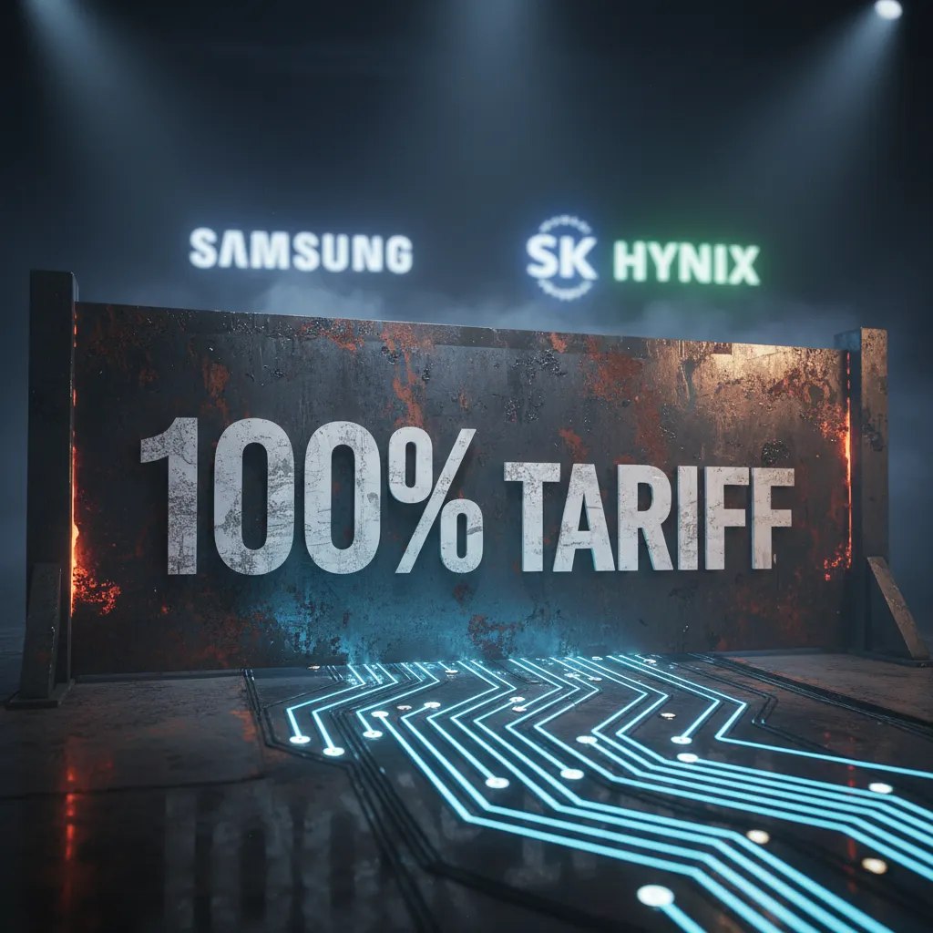 루트닉의 '100% 관세' 경고장: 삼성·SK의 셈법을 뒤흔든 '비용의 지정학'