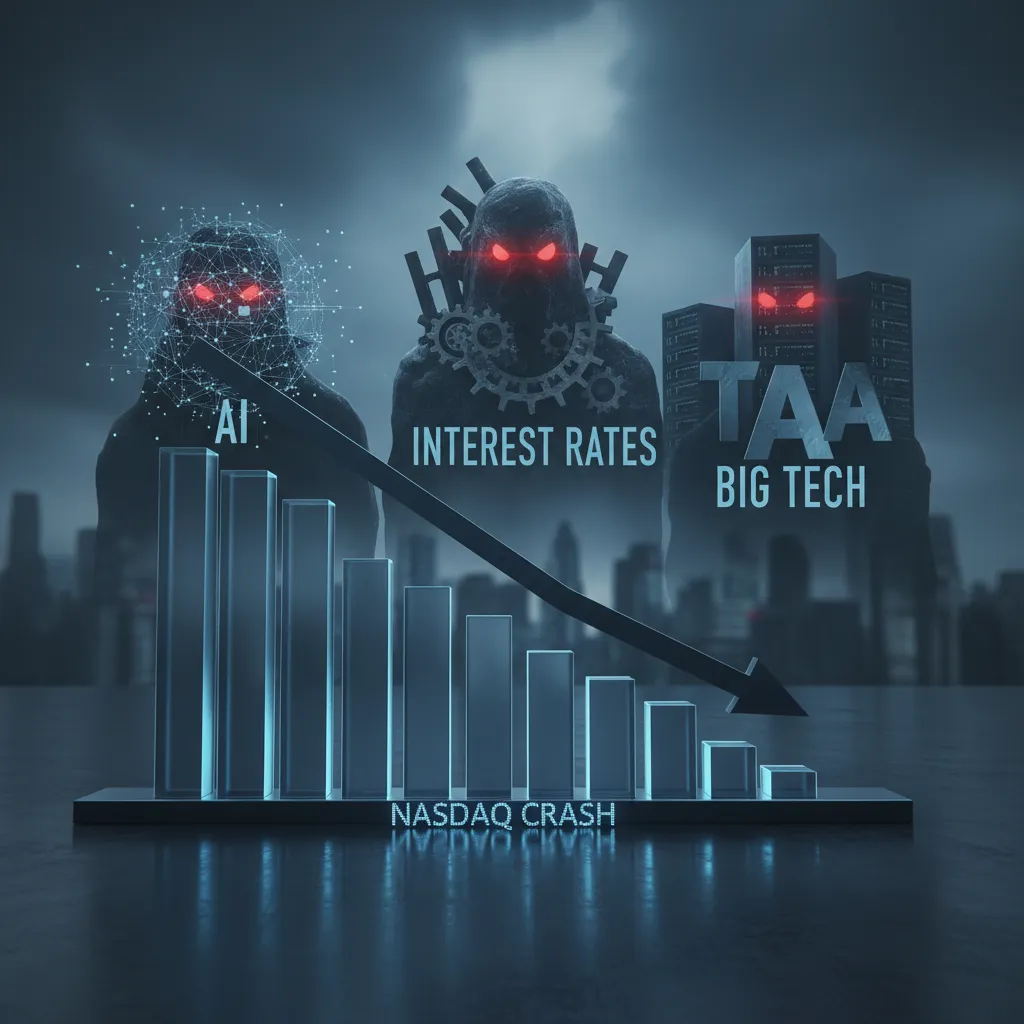 나스닥 3일 연속 하락, AI 투자 피로감이 부른 조정장