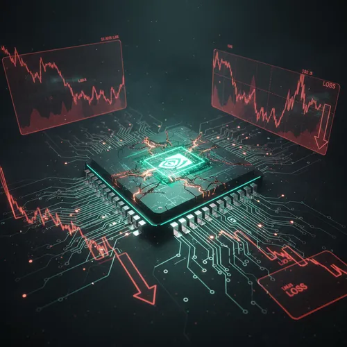 역대급 실적에도 하락한 엔비디아, 메타의 AMD 1천억 달러 계약과 재무적 위험 신호